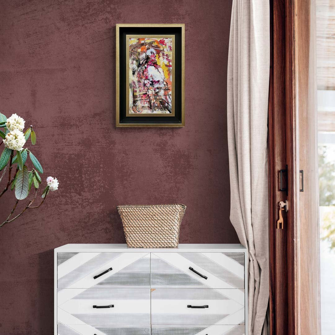 Kozmik Yankı Yağlı Boya Tablosu Simurg Sanatevi