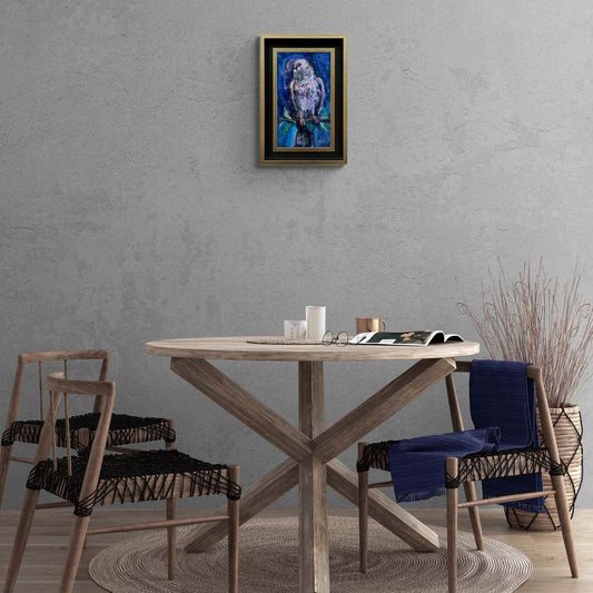 Daldaki Güvercin Yağlı Boya Tablosu Simurg Sanatevi