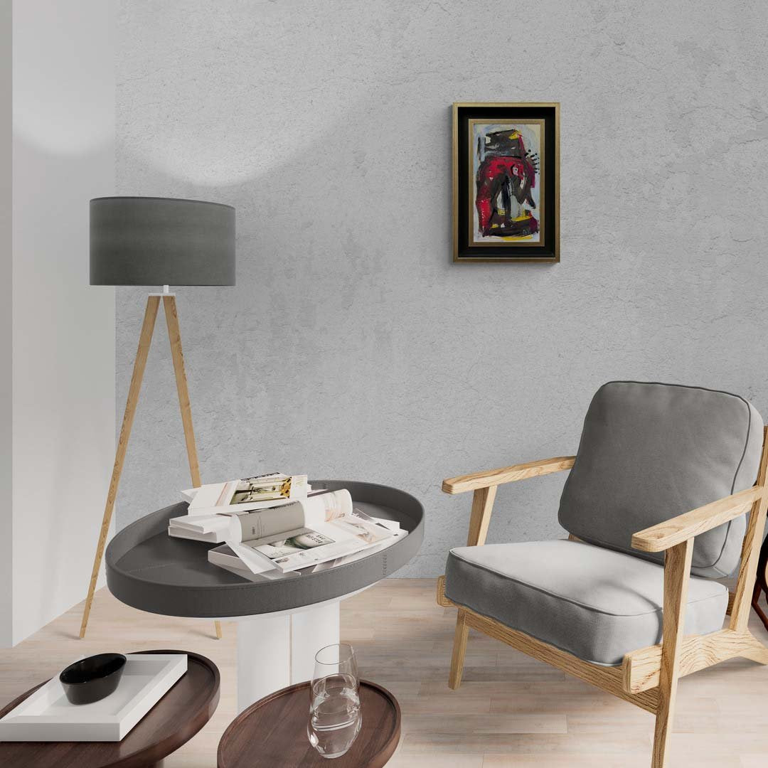 İzler ve Çizgiler Yağlı Boya Tablosu Simurg Sanatevi