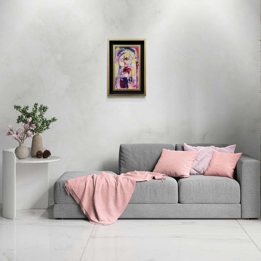 Renkli Yankı Yağlı Boya Tablosu Simurg Sanatevi