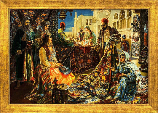 Tüccarın Sergisi El Dokuma Tablosu Simurg Sanatevi