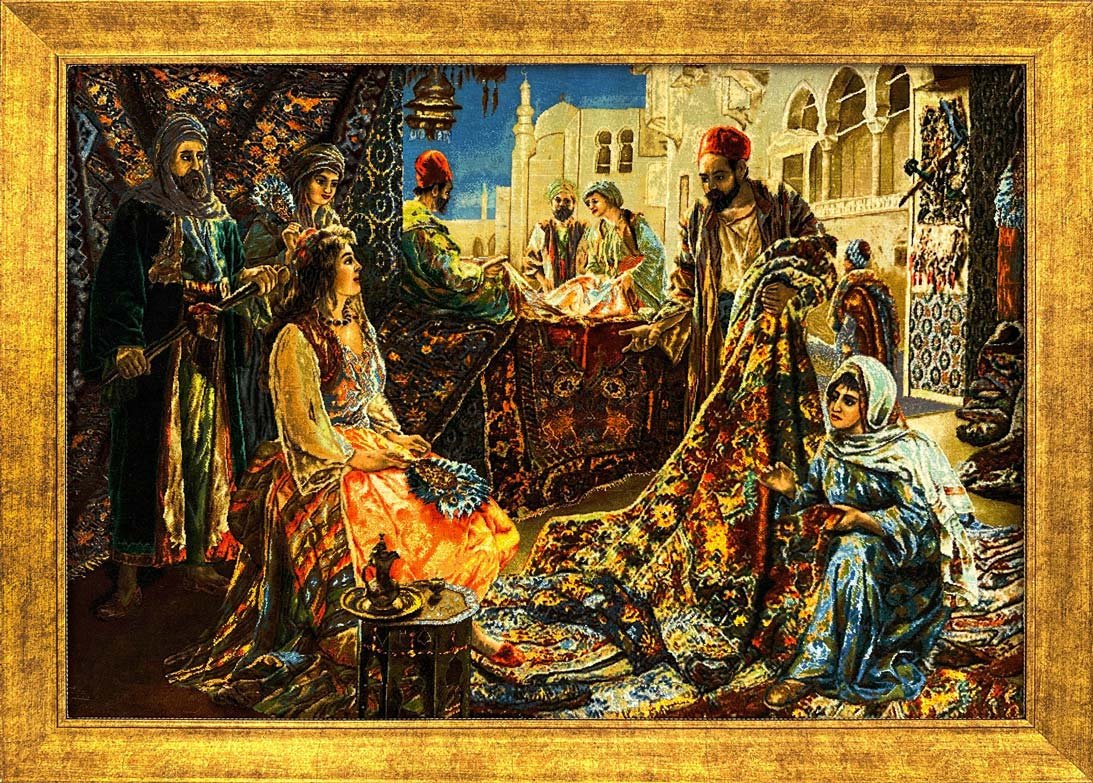 Tüccarın Sergisi El Dokuma Tablosu Simurg Sanatevi