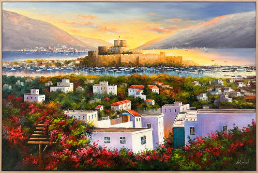 Akdeniz'in Gözdesi Yağlı Boya Tablosu Simurg Sanatevi