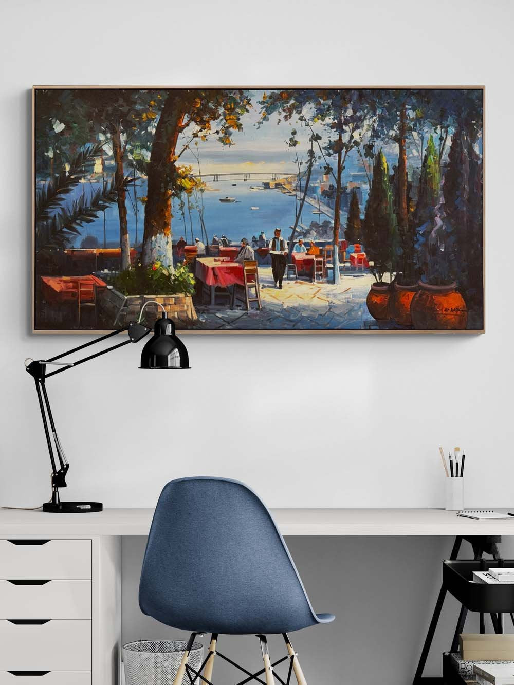 Pierre Loti Tepesi Yağlı Boya Tablosu