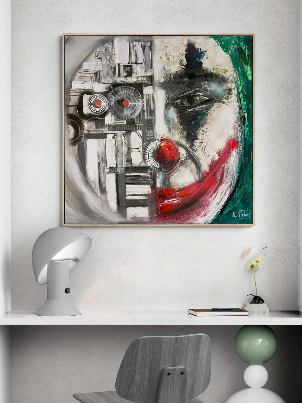 Oyunun Son Hamlesi Yağlı Boya Tablosu