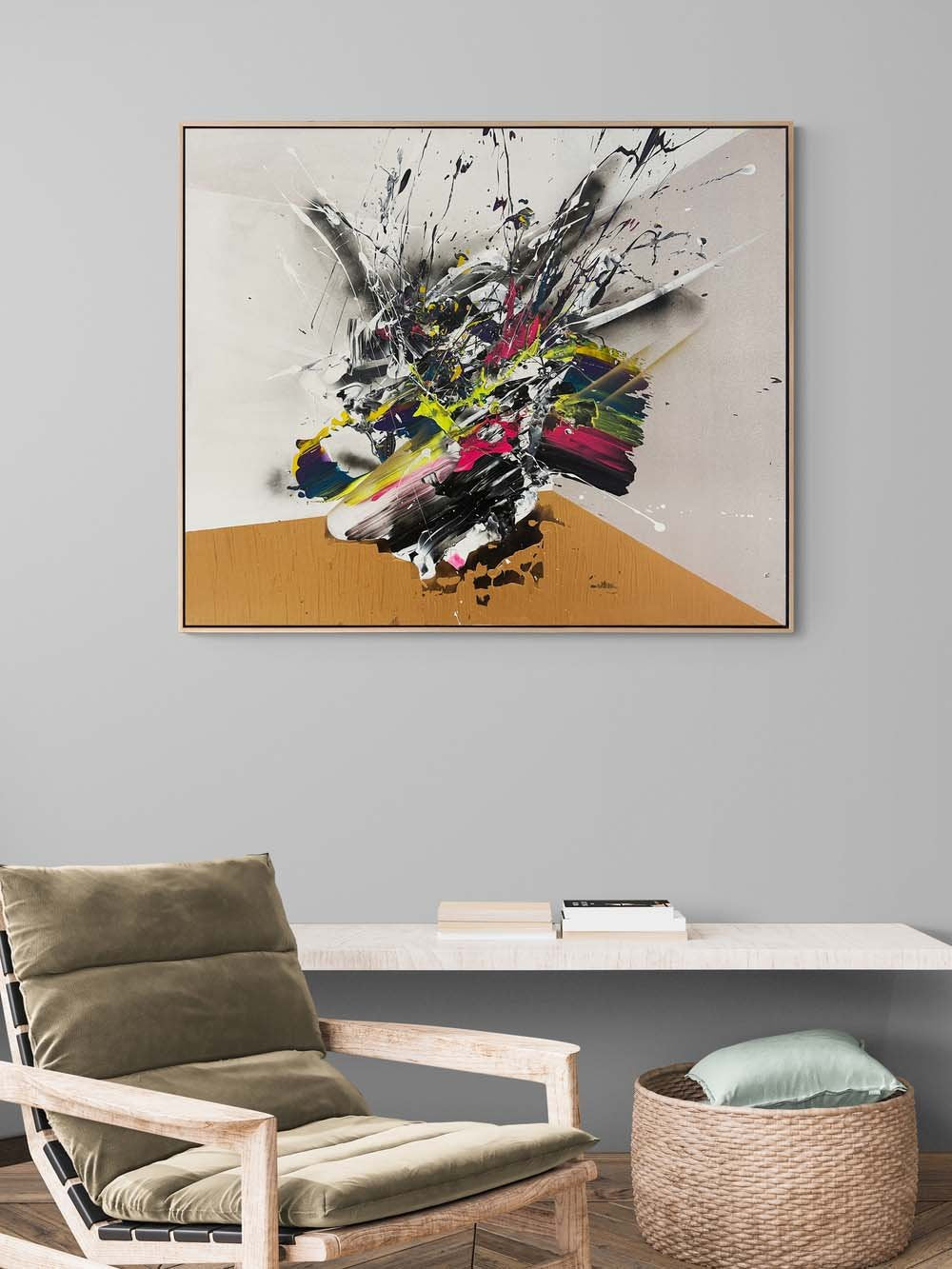 Renklerin Senfonisi Yağlı Boya Tablosu