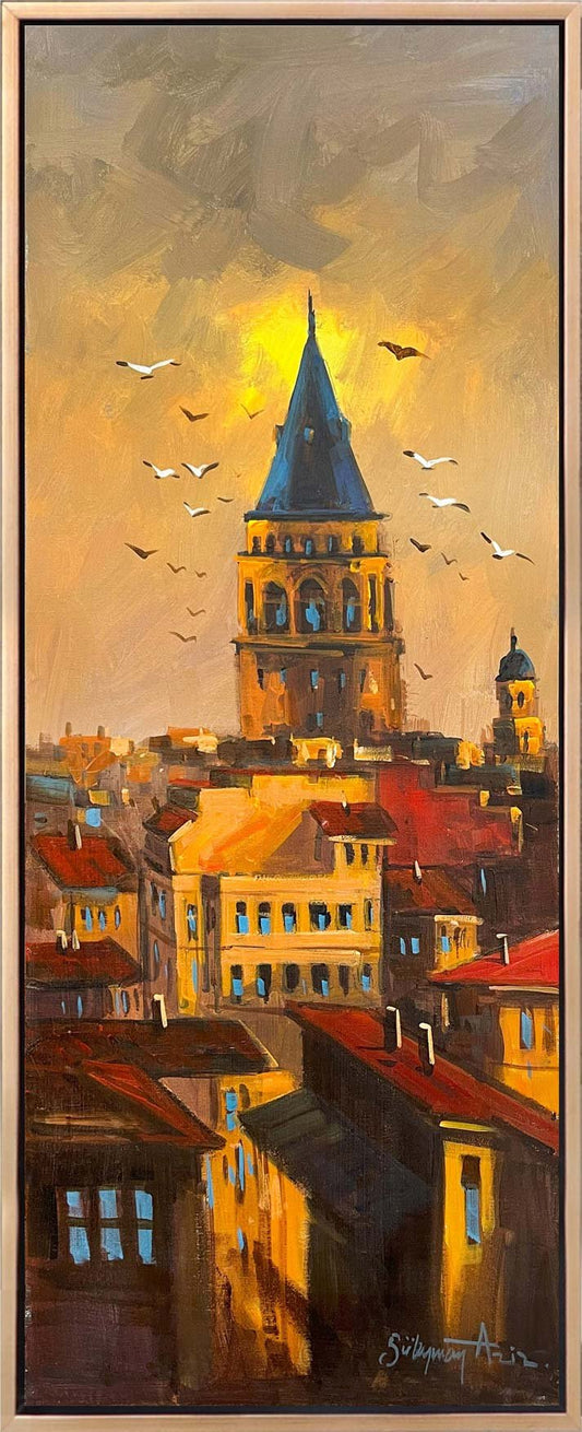 Kulede Zaman Yağlı Boya Tablosu Simurg Sanatevi
