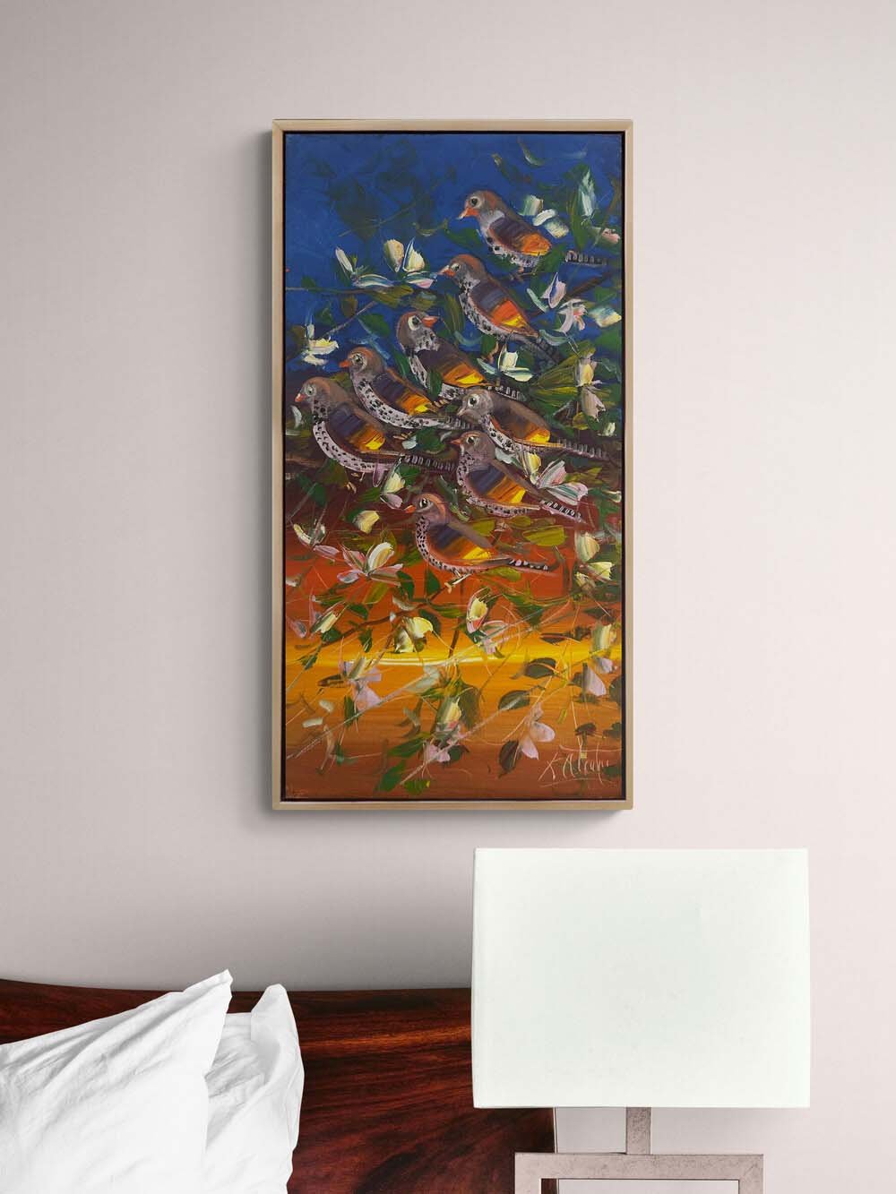 Kanatların Hikayesi Yağlı Boya Tablosu