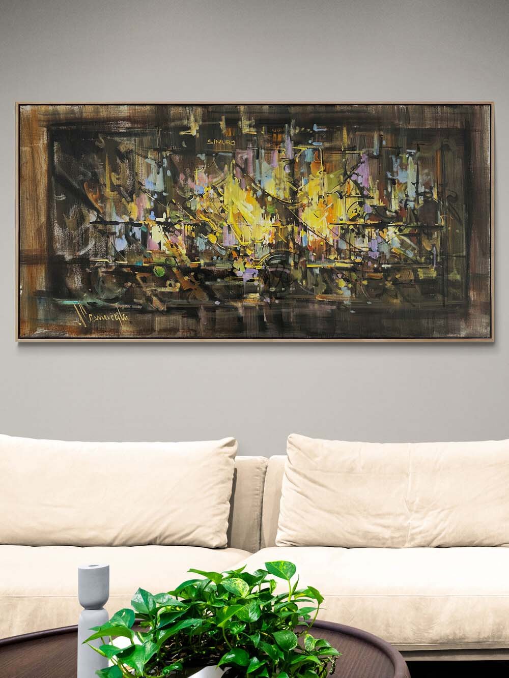 Sessizliğin Tadı Yağlı Boya Tablosu