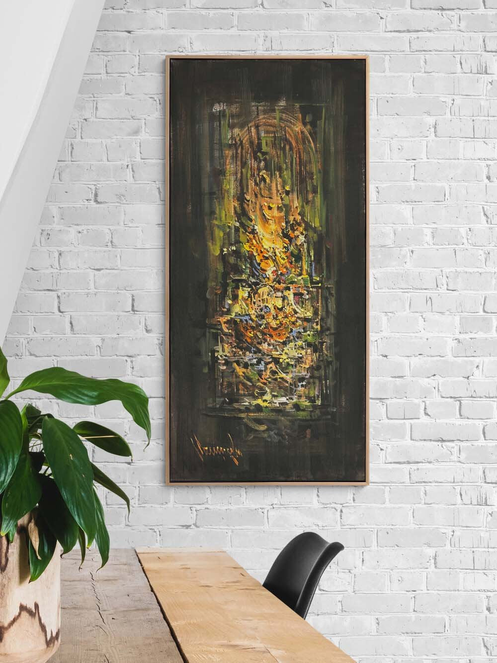 Sessiz Direniş Yağlı Boya Tablosu