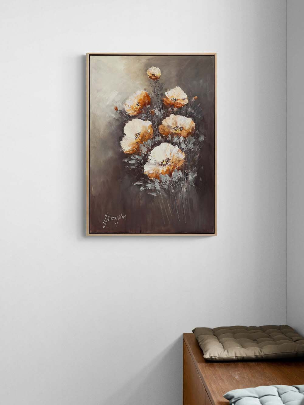 Yalın Zarafet Yağlı Boya Tablosu