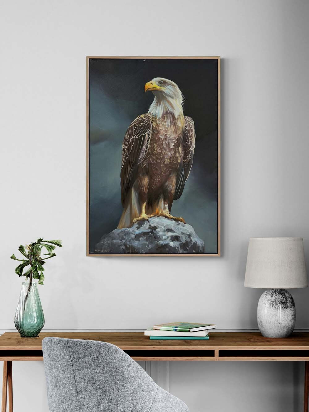 Kartalın Hikayesi Yağlı Boya Tablosu