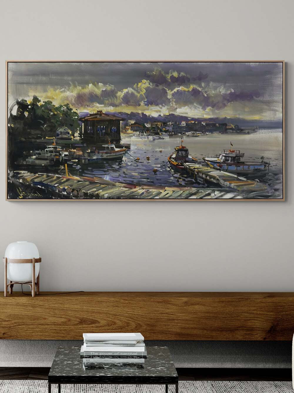 Çengelköy'den Boğaz Yağlı Boya Tablosu