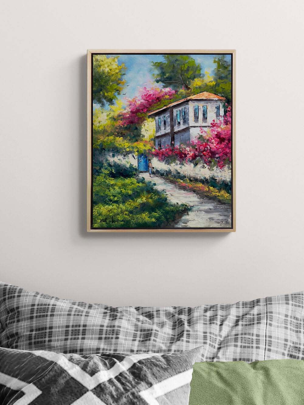 Baharın Işıltısı Yağlı Boya Tablosu