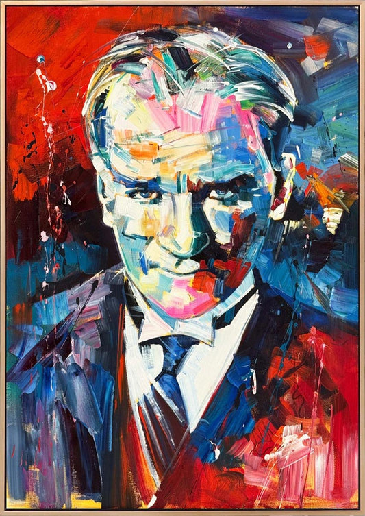 Atatürk’ün Ruhu Yağlı Boya Tablosu Simurg Sanatevi
