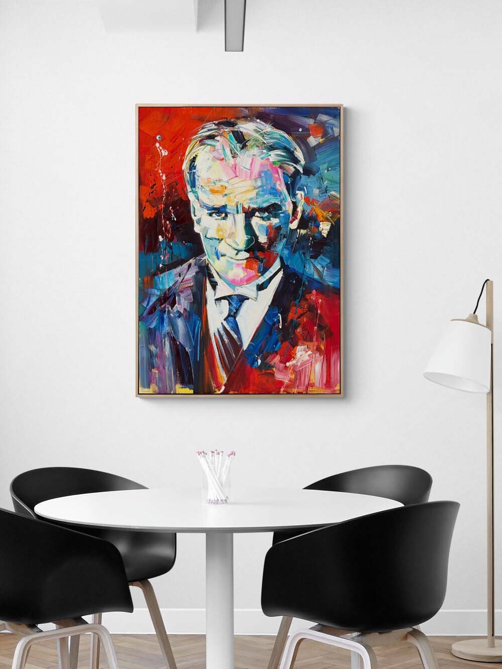 Atatürk’ün Ruhu Yağlı Boya Tablosu Simurg Sanatevi