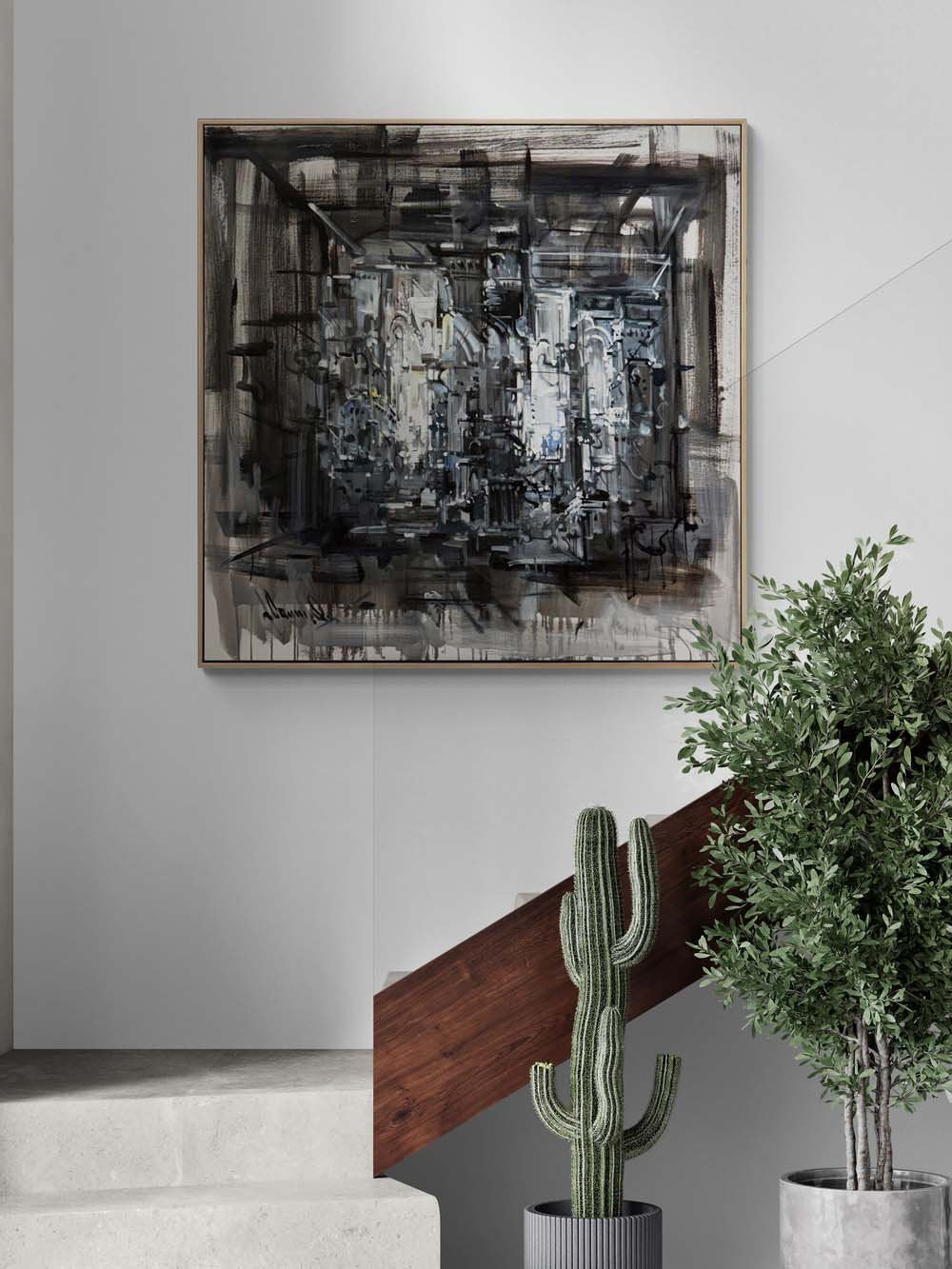 Bilinmezlik İçinde Yağlı Boya Tablosu