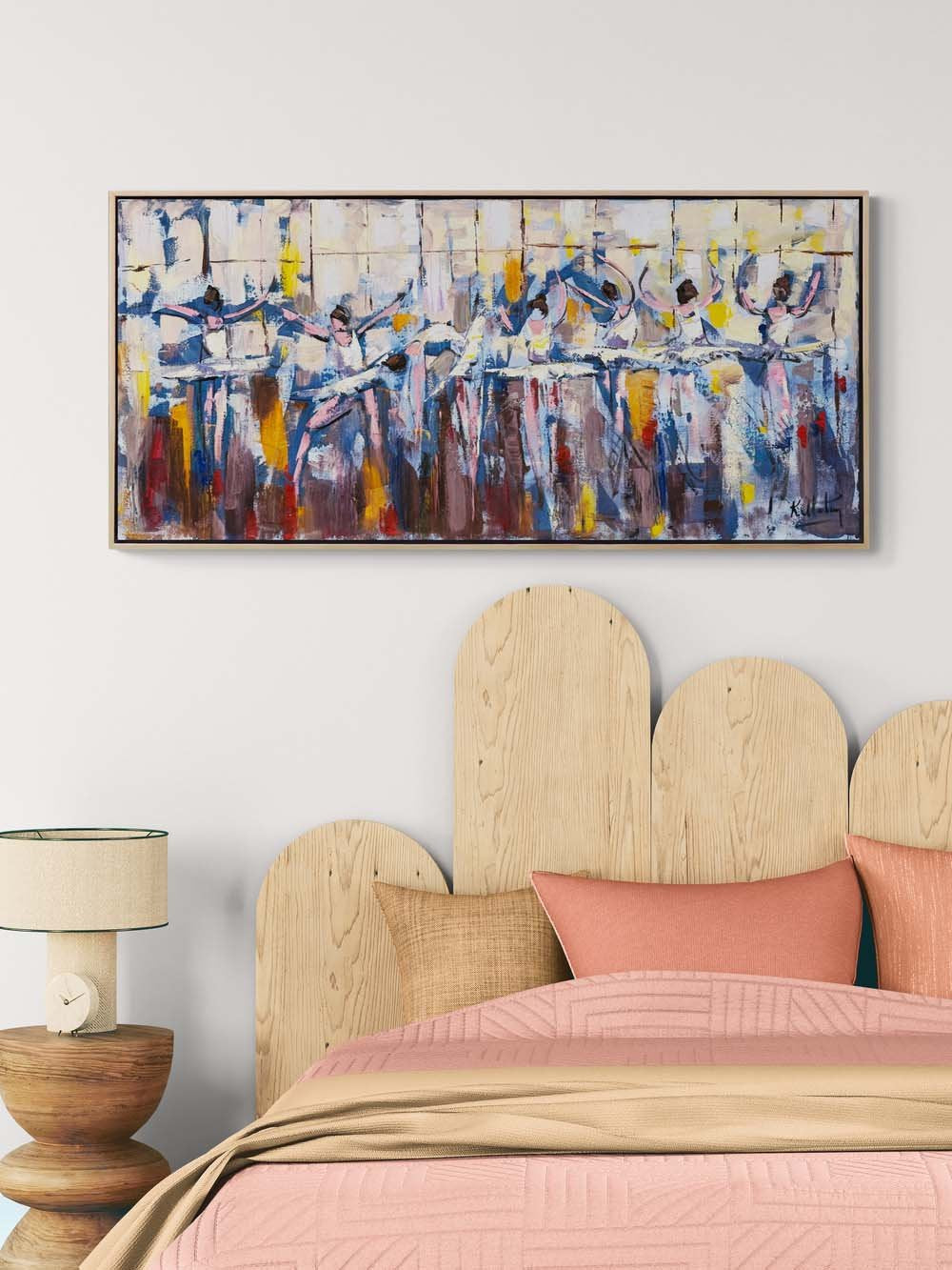 Balerinlerin Senfonisi Yağlı Boya Tablosu