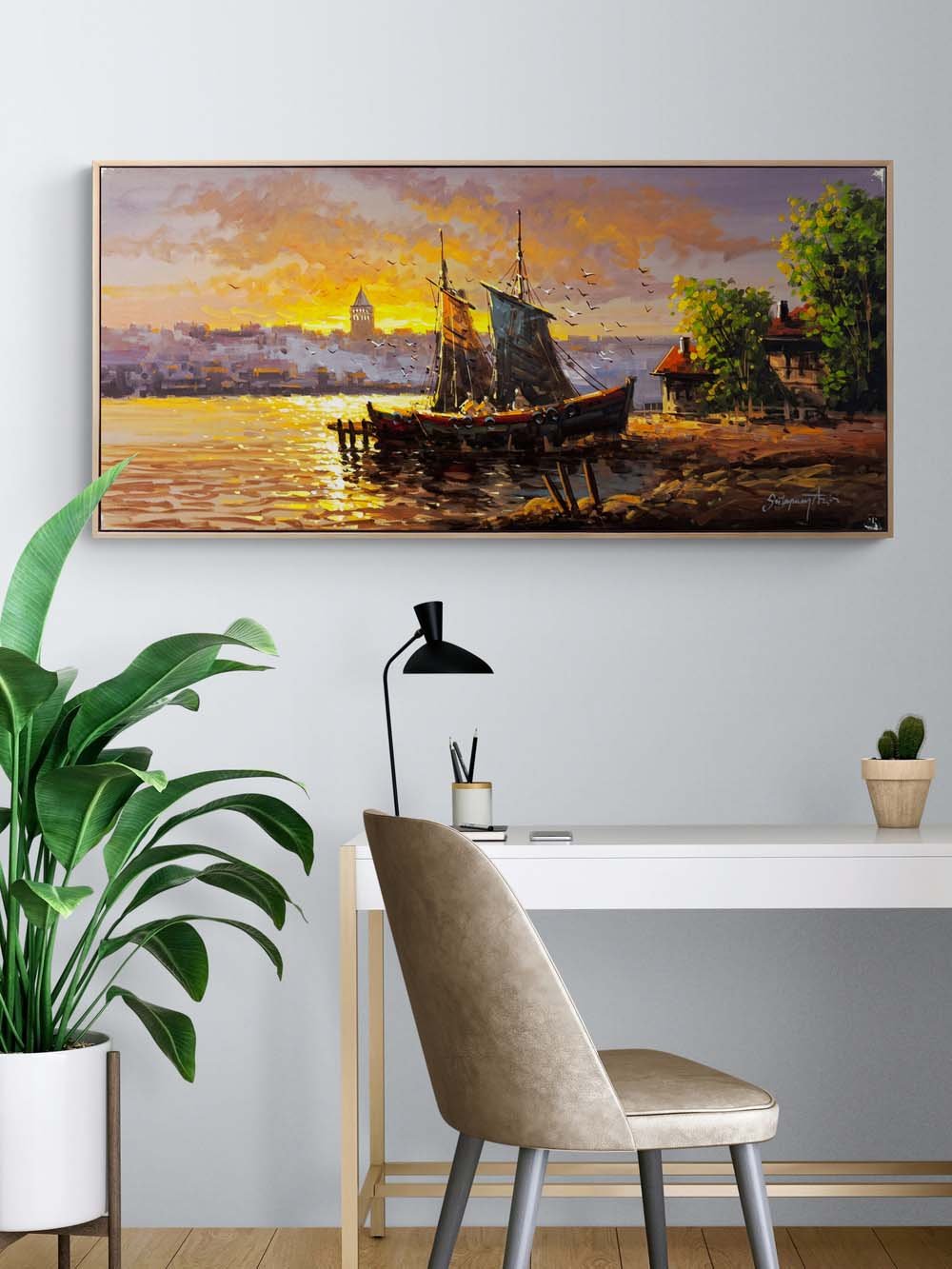 İstanbul’un Rüyası Yağlı Boya Tablosu