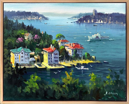 Yalıların Esintisi Yağlı Boya Tablosu Simurg Sanatevi