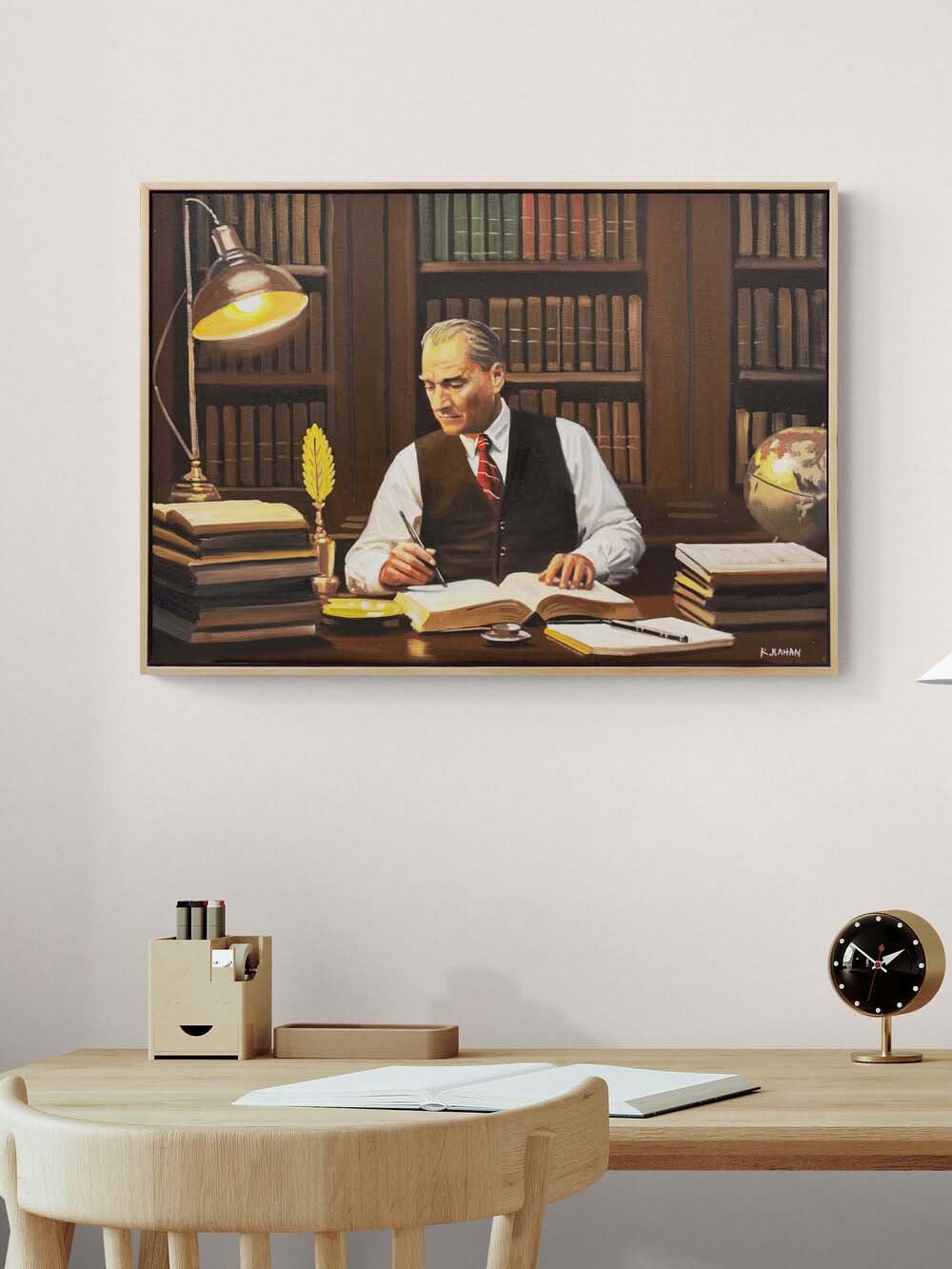 Atatürk'ün Umudu Yağlı Boya Tablosu