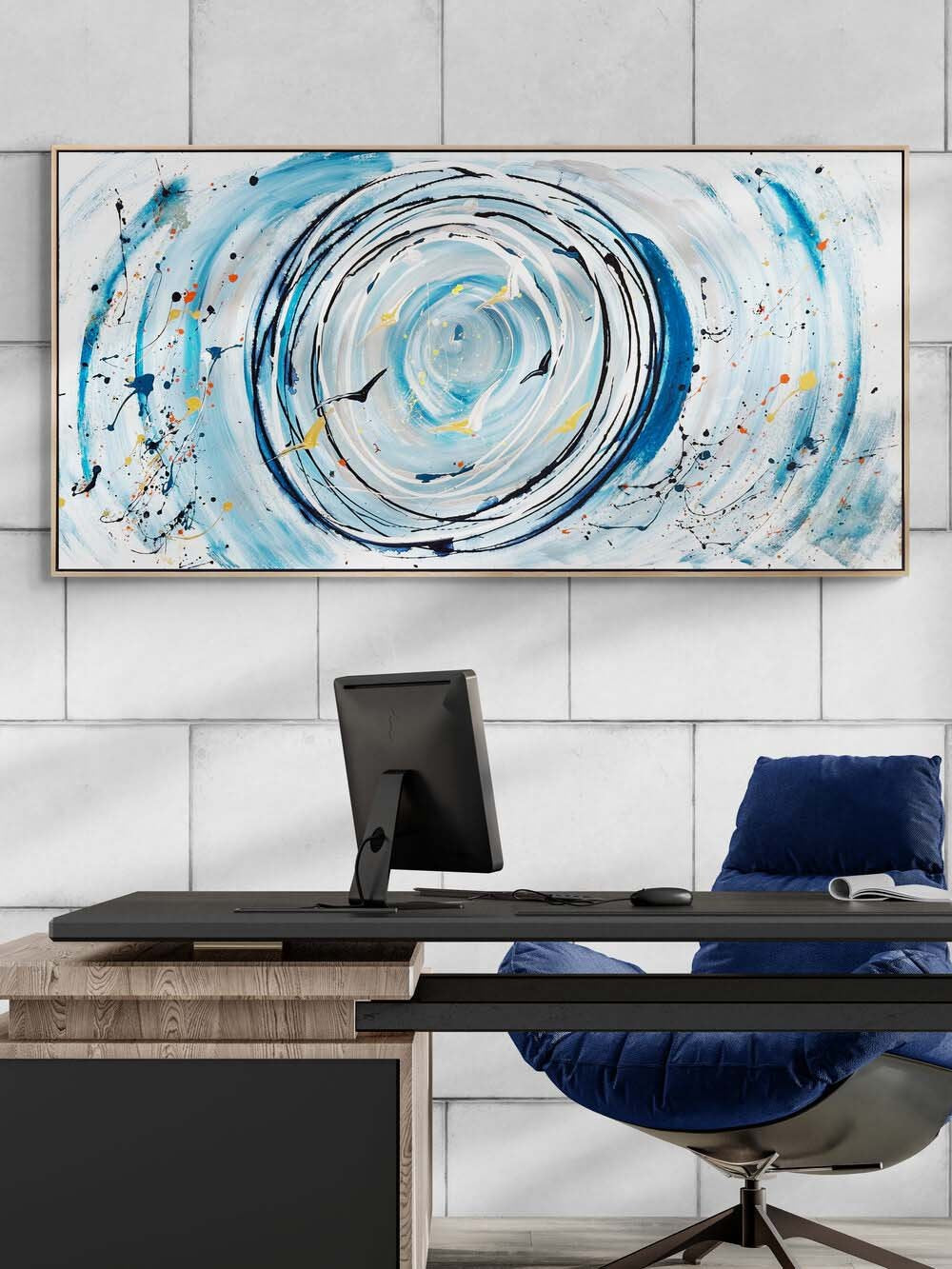 Uçuşun Ritmi Yağlı Boya Tablosu