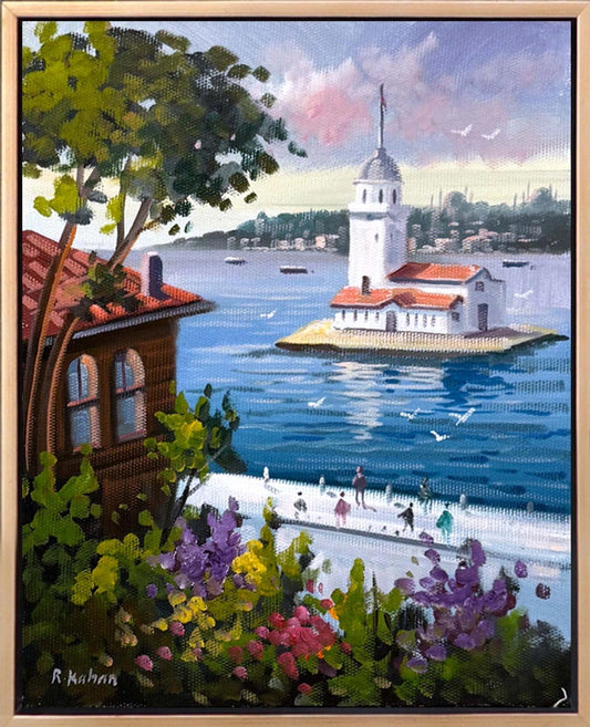 Üsküdar'da Zaman Yağlı Boya Tablosu Simurg Sanatevi