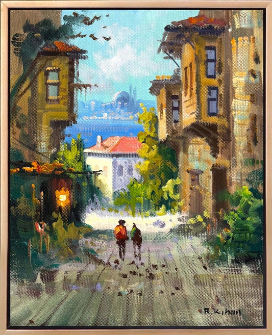 Hatıralarda İstanbul Yağlı Boya Tablosu Simurg Sanatevi
