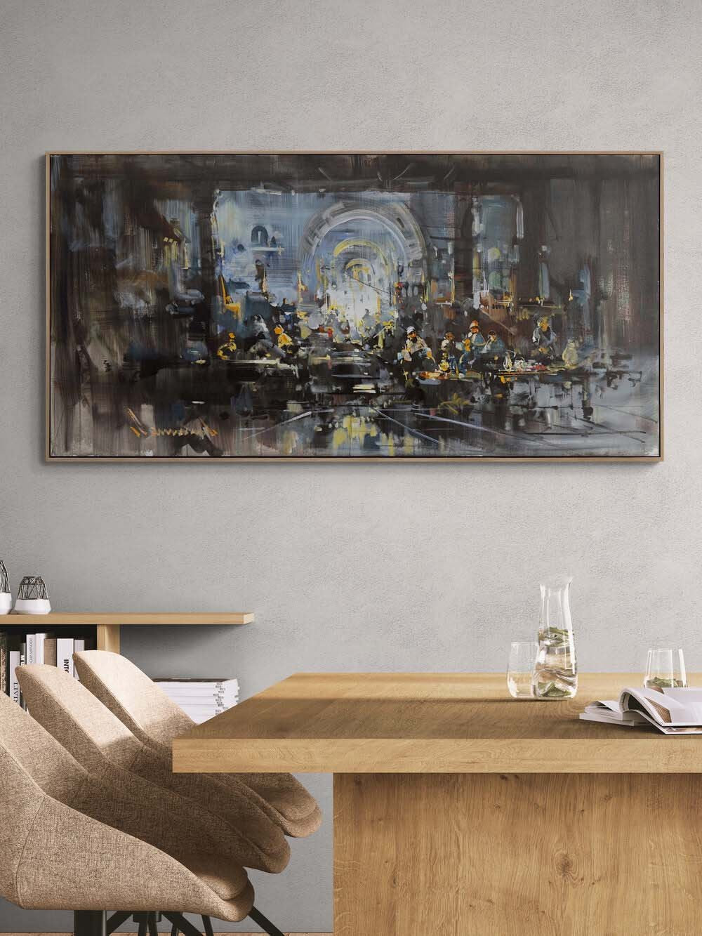 Zamanın Son Perdesi Yağlı Boya Tablosu