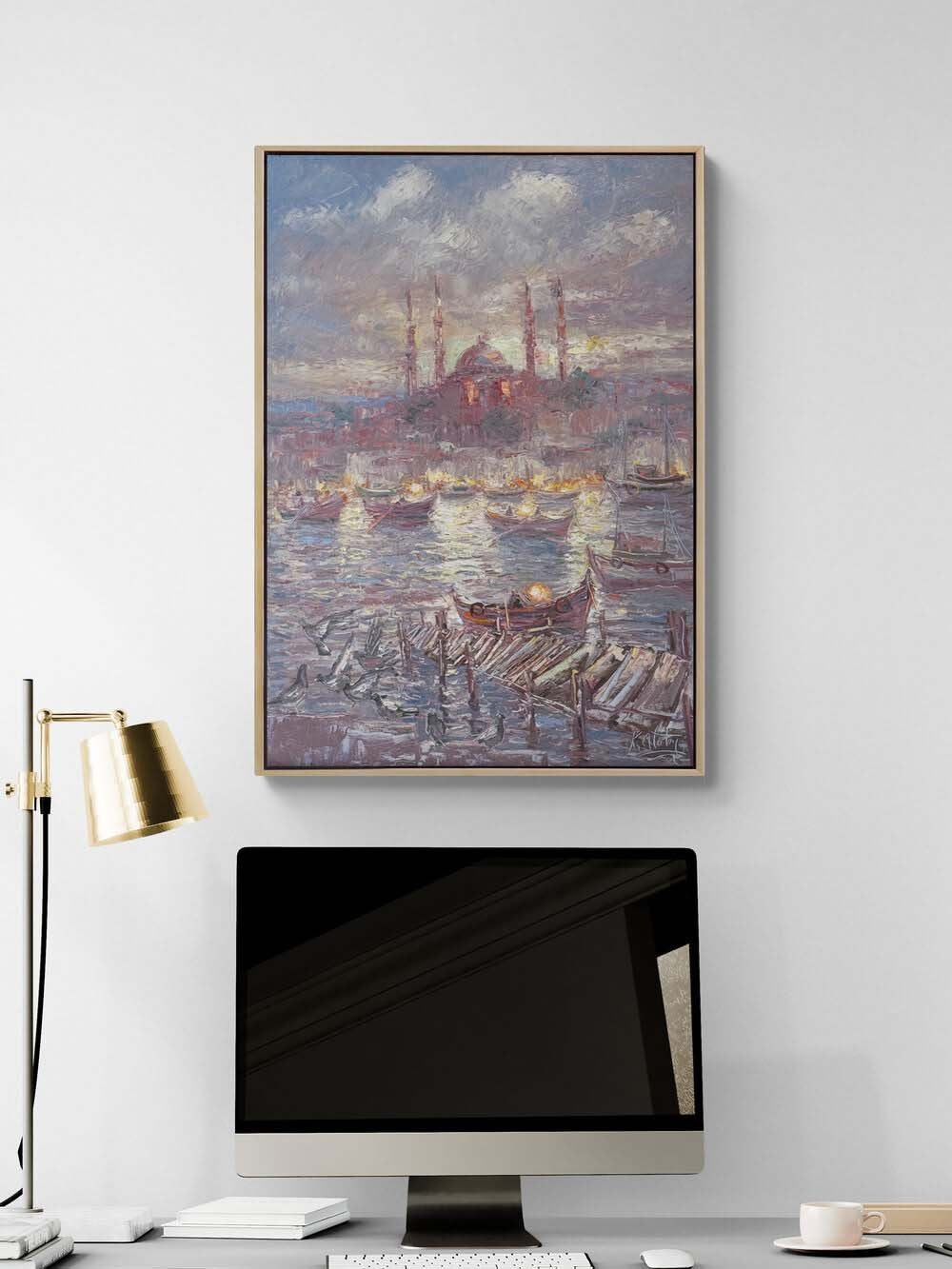 Kaybolan İstanbul Yağlı Boya Tablosu