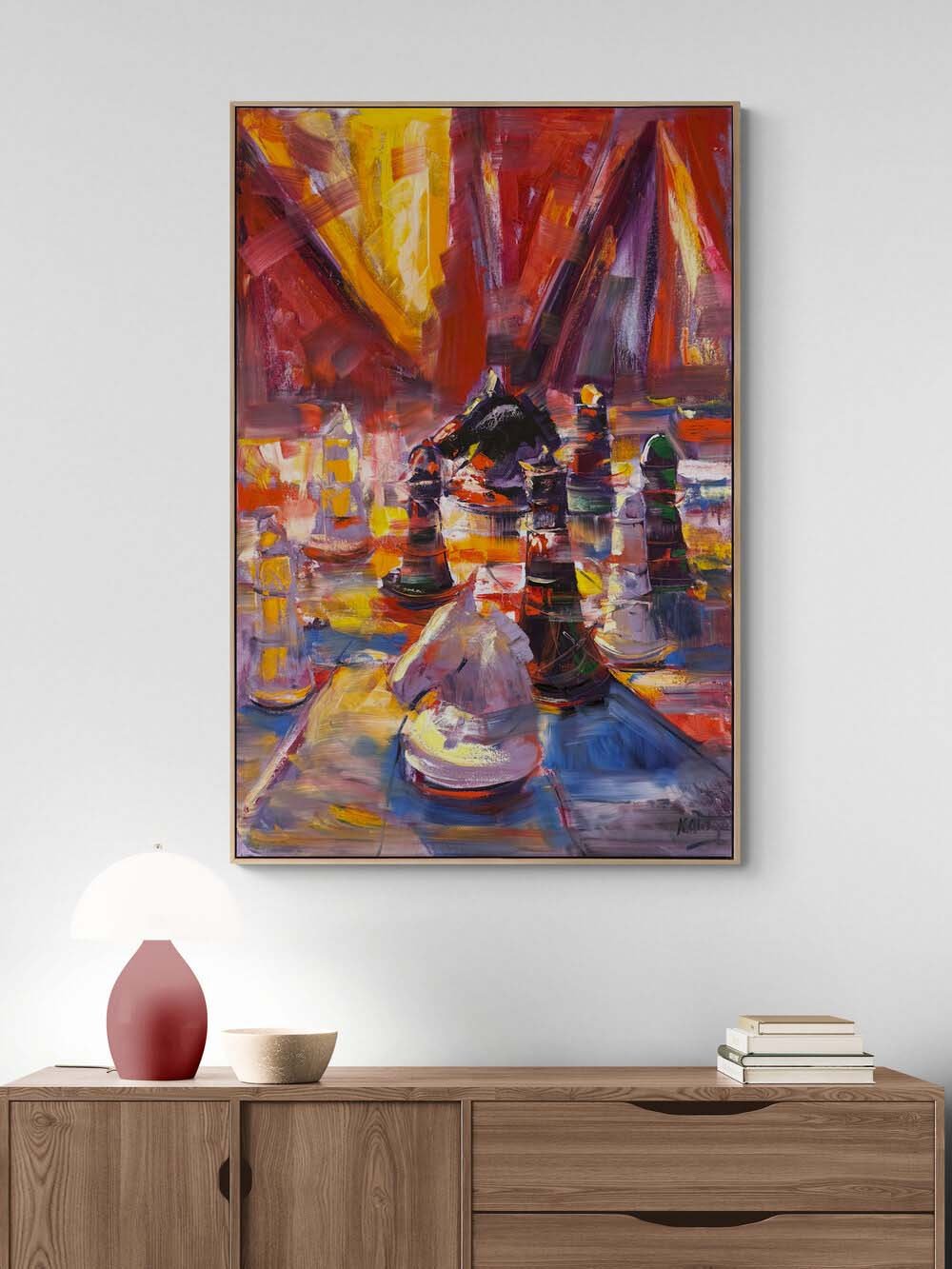 Zihin Oyunu Yağlı Boya Tablosu