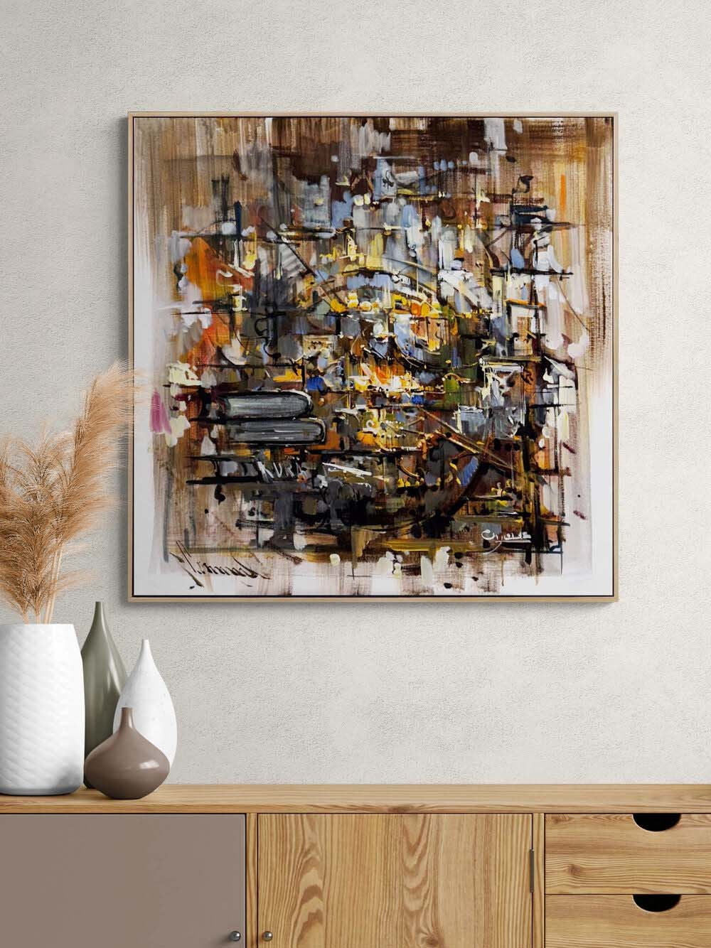 Sonsuzluk Tonu Yağlı Boya Tablosu