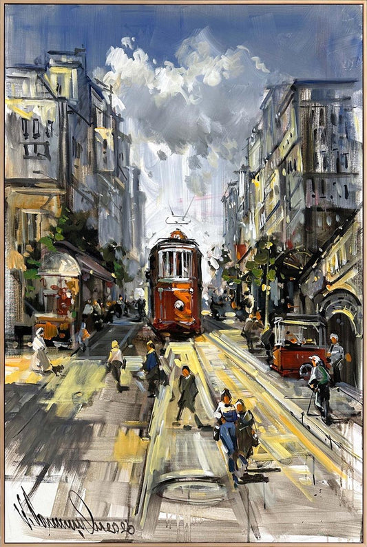 İstiklalin Renkleri Yağlı Boya Tablosu Simurg Sanatevi
