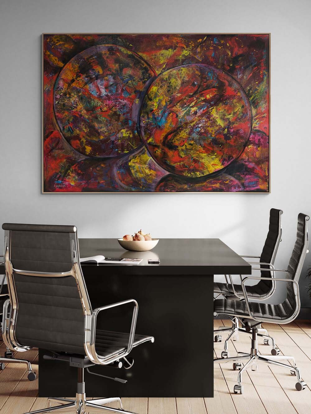 Dans Eden Formlar Yağlı Boya Tablosu