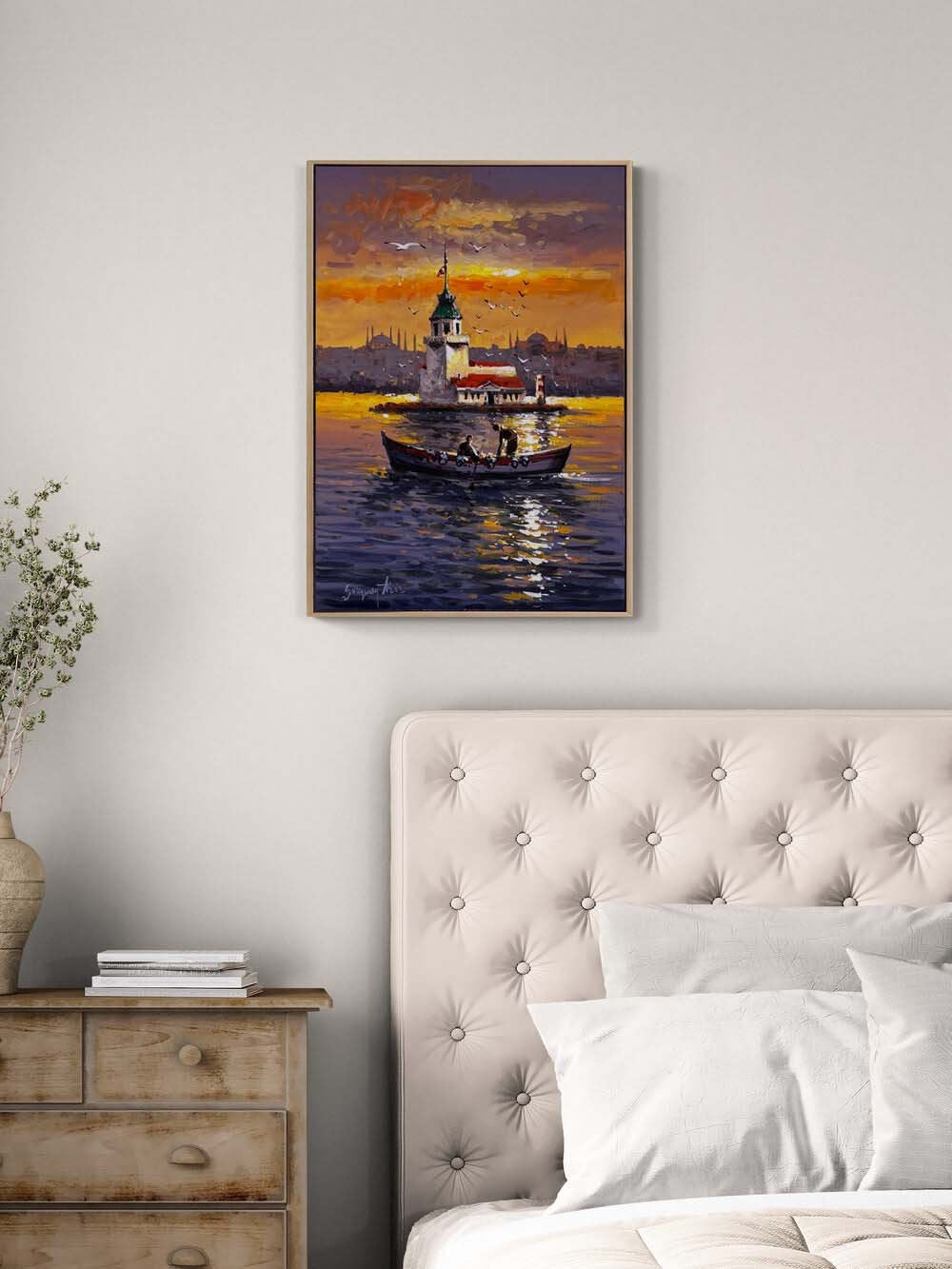 İstanbul’un Sessiz Mirası Yağlı Boya Tablosu