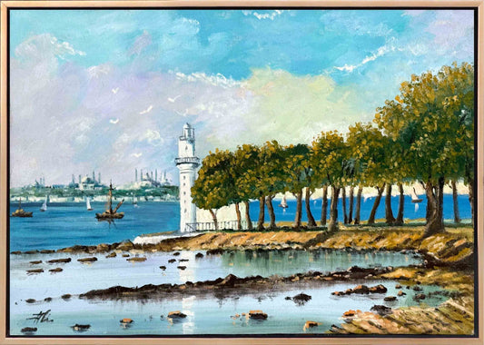 Fenerbahçe’den Sultanahmet Yağlı Boya Tablosu Simurg Sanatevi