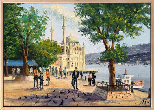 Ortaköy Yağlı Boya Tablosu Simurg Sanatevi