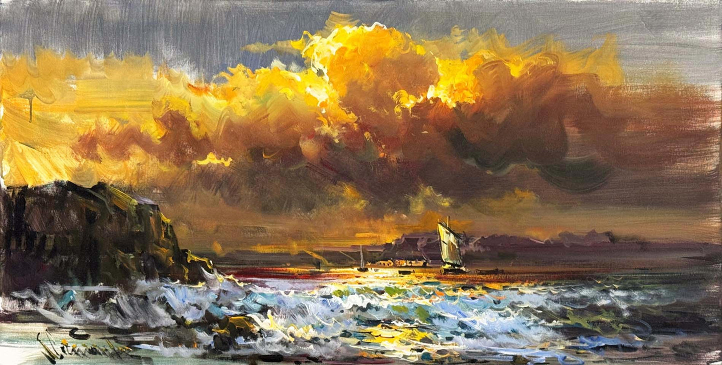 Rüzgârın Dinlendiği Yer Yağlı Boya Tablosu