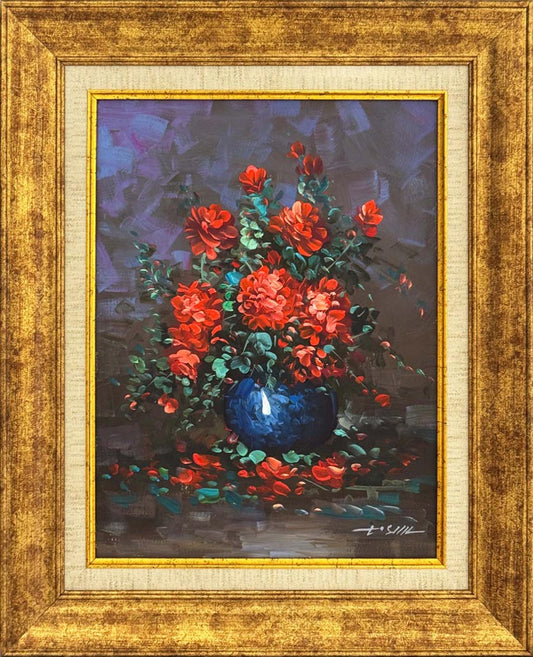 Fırçadan Sızan Bahar Yağlı Boya Tablosu