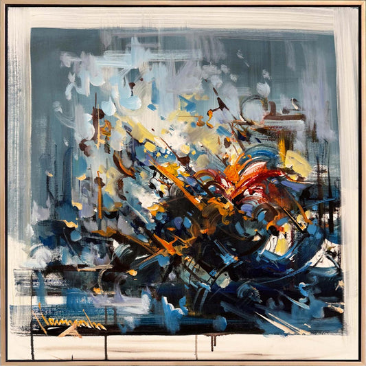 Bilinçaltı Yankıları Yağlı Boya Tablosu