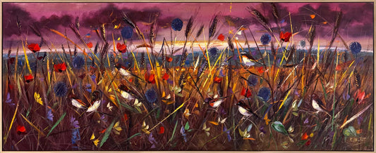 Kızıl Başakların Şarkısı Yağlı Boya Tablosu