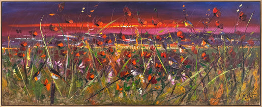 Mevsimi Coşkusu Yağlı Boya Tablosu