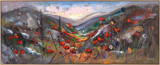 Canlanan Toprak Yağlı Boya Tablosu