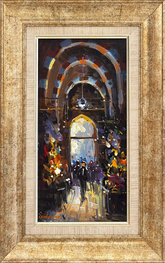 Kapalı Çarşıda Zaman Yağlı Boya Tablosu