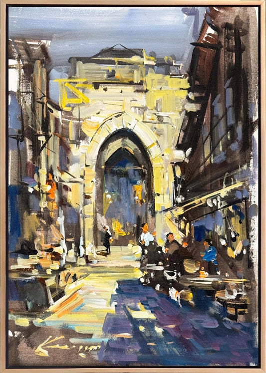 Kemerli Çarşı Yağlı Boya Tablosu