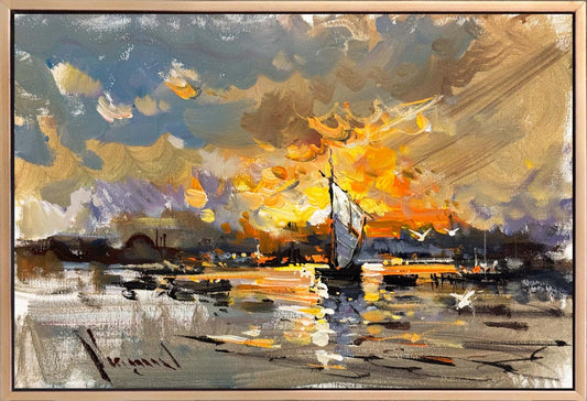 Dingin Sularda Yağlı Boya Tablosu