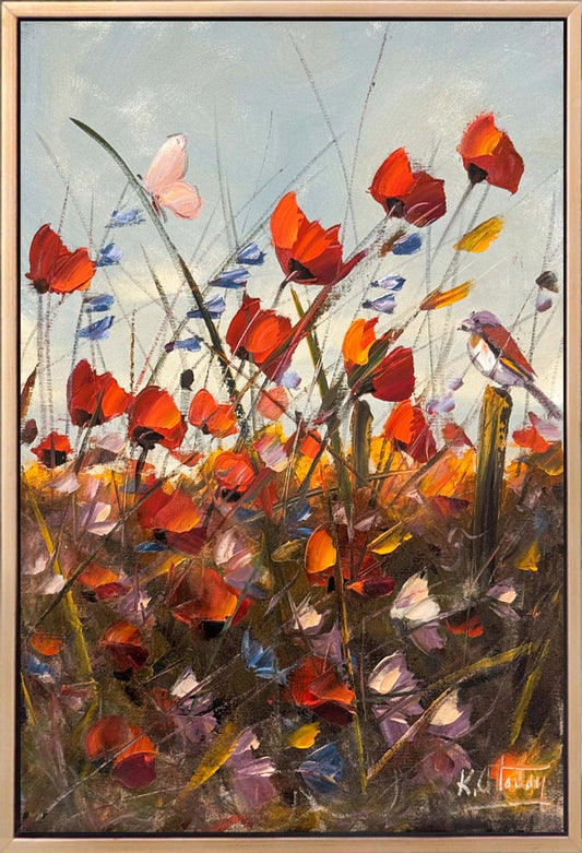 Kırda Bir An Yağlı Boya Tablosu