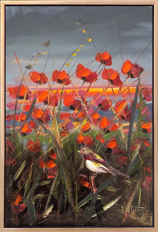 Hüzün Çiçekleri Yağlı Boya Tablosu