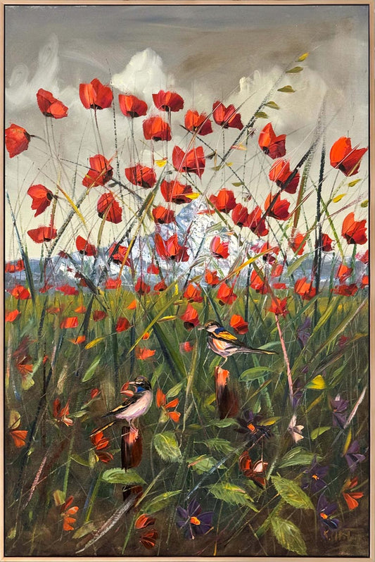 Güz Senfonisi Yağlı Boya Tablosu