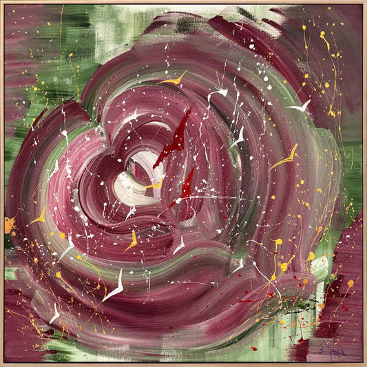 Soyut Rapsodi Yağlı Boya Tablosu